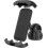 Push-Release Motorcycle Mountain Bike Navigation Bracket (bidirectional Linkage Metal Version)(Black) 1