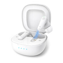 Hearing Amplifiers, Rechargeable Hearing Aids for Seniors & Adults with Volume Control, Small(White)