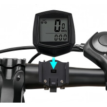 Bike Computer, Bike Speedometer and Bicycle Odometer Waterproof Cycling/Cycle Computer(Black)