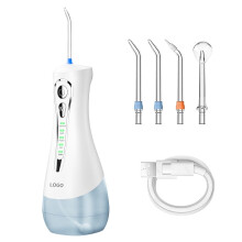 Cordless Water Flosser – 4 Modes, 320ml Tank, IPX7 Waterproof, 110 PSI, Long Battery Life, Adjustable DIY Oral Irrigator(Blue)