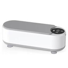 Ultrasonic Cleaner, 45kHz, 2 Modes, Digital Timer, Portable, for Jewellery, Razor, Glasses(White)