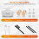 Hearing Aids - Rechargeable, Comfortable, and Invisible Hearing Devices with Easy Operation(White) 5