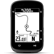 Computer Wireless, 2.6 Inch LCD GPS Cycling Computer with Route Navigation, Bluetooth5.0 ANT(Black)