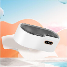 Jewelry Cleaner Ultrasonic Machine 450ml Large Capacity, Ultrasonic Cleaner Machine 45 KHz high(White)