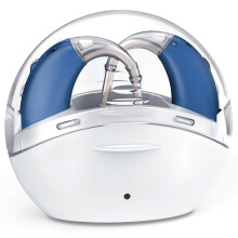 OTC Hearing Aids for Seniors severe hearing loss with Noise cancelling Technology - Behind the ear(Blue)