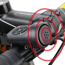 Electric Bike Horn Bicycle Bell 140DB Loud Cycling Horn for Adults and Child 4 Sound Modes(Black)