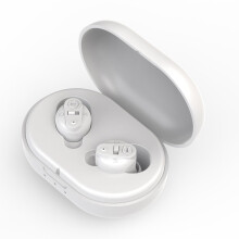 Hearing Aids For Seniors Rechargeable With Noise Cancelling Hearing Aids Rechargeable Severe Hearing(White)