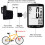 Wireless Bike Computer, 20 Multi-Functions, Real Waterproof Bicycle Speedometer, Cycling Odometer(Black) 5