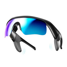 Smart Sunglasses with Detachable Sound Tube and Voice Control(Black)