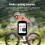 Computer Wireless, 2.6 Inch LCD GPS Cycling Computer with Route Navigation, Bluetooth5.0 ANT(Black) 8
