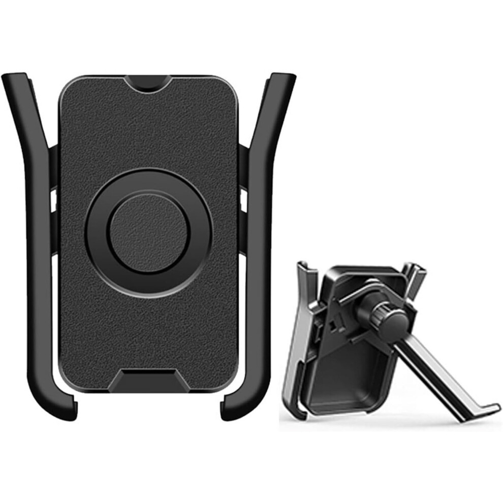 Motorcycle Navigation Bracket Motorcycle Shockproof Riding Phone Holder Electric Vehicle Scooter(Black) Black 6976918089427