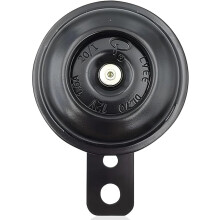 1 PC Motorcycle Horn, Waterproof Snail Loud Speaker, 12V 1.5A 105db Large Volume Safety Warning(Black)