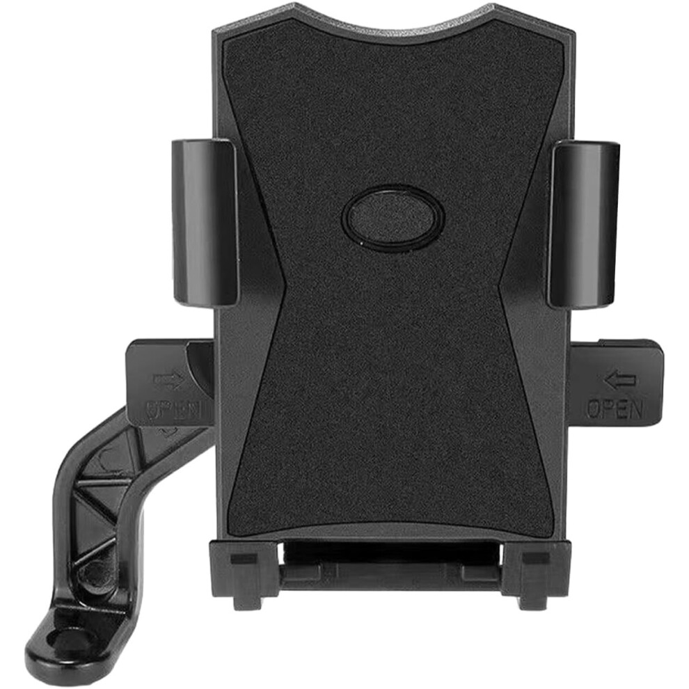 Motorcycle Electric Vehicle Mobile Phone Holder, Bicycle Riding Navigation Mobile Phone Holder(Black) Black 6976918089403