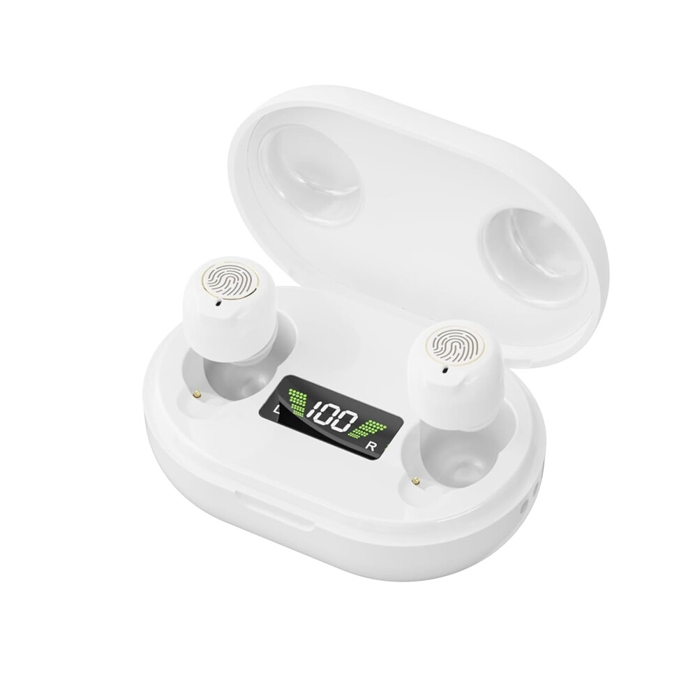 Chronus White Rechargeable Hearing Aids For Seniors With Noise Reduction | Otc Hearing Aids For People With Mild(White)
