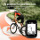 Computer Wireless, 2.6 Inch LCD GPS Cycling Computer with Route Navigation, Bluetooth5.0 ANT(Black) 4
