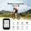 Computer Wireless, 2.6 Inch LCD GPS Cycling Computer with Route Navigation, Bluetooth5.0 ANT(Black) 7