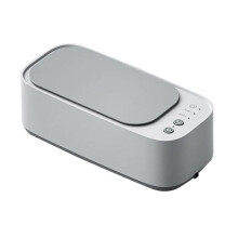 Automatic Ultrasonic Cleaner Machine, Portable for Glasses, Jewelry, Dentures, Makeup Brushes(Gray)