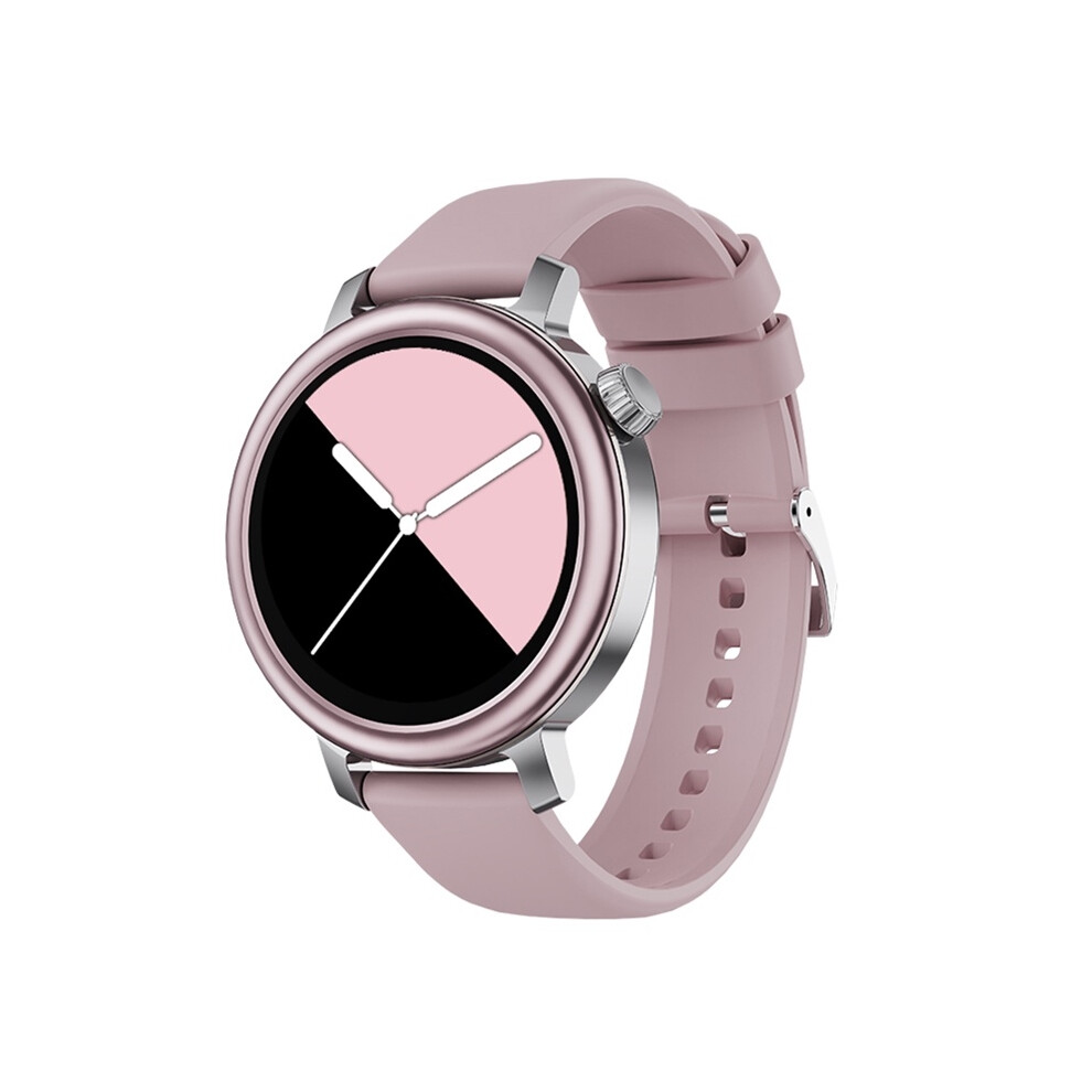 T77 Smartwatch 1.32" Amoled Ip68 Bt5.2 Heart Rate Fitness Tracker With Rotating Crown(Pink) Pink 6976918091369