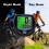 Bicycle Speedometer and Odometer Wireless Waterproof Cycle Bike Computer with LCD Display(Black) 5