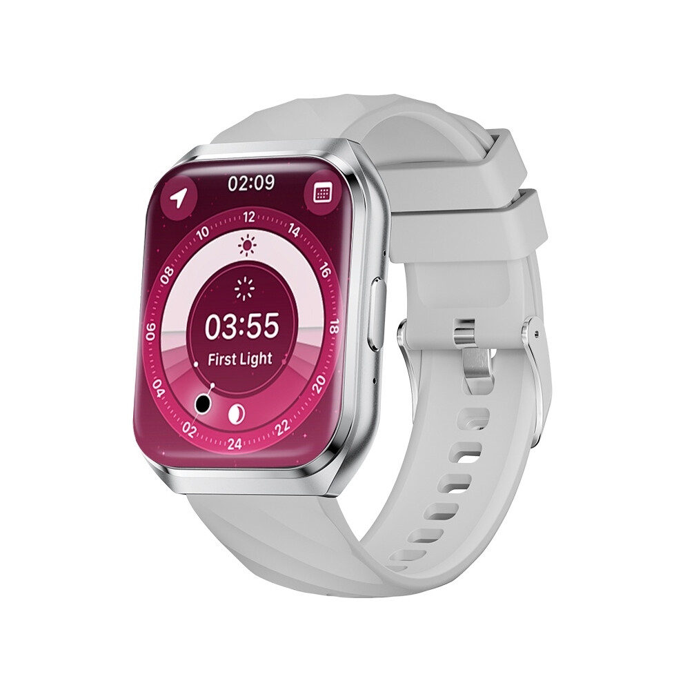Qs66 Smartwatch 1.83Inch Large Display 1000Mah Battery Bluetooth 5.3 Voice Call Fitness Tracker Ip68(Grey) Grey 6976918091345