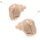 Hearing Amplifier Ear ITC (Pair) "Extra Small" Second Generation(Beige) 1