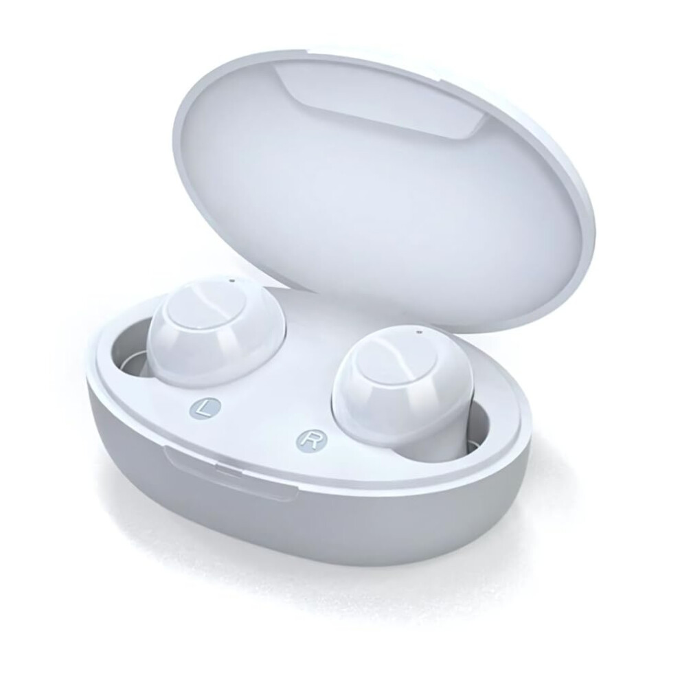 Chronus White Hearing Amplifiers For Mild To Moderate Loss, Noise Reduction Modes, Volume Memory, 1-2 Hour Quick(White)