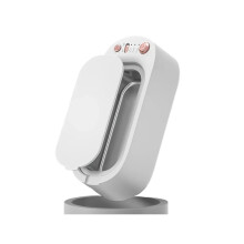 A Ultrasonic Cleaner, High-Freq Vibration, 3 Gears, 360 Deep Clean, Timer, for Jewelry, Eyeglasses(White)