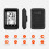 Bike Computer GPS Wireless, ANT+ Cycling Computer GPS with Bluetooth, Multifunctional ANT(Black) 4