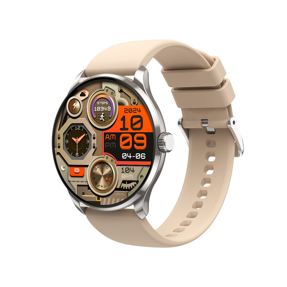 Zw86 Smartwatch 1.43 Inch Amoled 2.5D Display 466X466 Bluetooth 5.1 Heart Rate Blood Oxygen Monitor(Yellow) Yellow 6976918090560