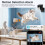 Mini Surveillance Camera 2K WiFi Bluetooth with 1600mAh Battery(Black) 5