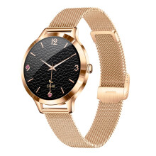 T91 Smartwatch 1.04 inch AMOLED HD Display Bluetooth Fitness Tracker Heart Rate for Women(Rose)
