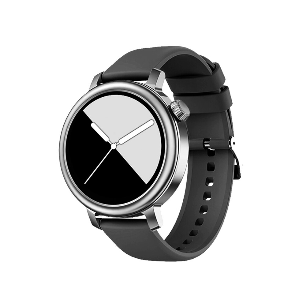 T77 Smartwatch 1.32" Amoled Ip68 Bt5.2 Heart Rate Fitness Tracker With Rotating Crown(Black) Black 6976918091383