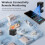 Mini Surveillance Camera 2K WiFi Bluetooth with 1600mAh Battery(Black) 9
