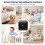 Mini Surveillance Camera 2K WiFi Bluetooth with 1600mAh Battery(Black) 8