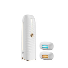 IPL Hair Removal 21J with Dual Pulse Technology and Ice Cooling (White)