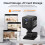 Mini Surveillance Camera 2K WiFi Bluetooth with 1600mAh Battery(Black) 4