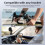 Mini Surveillance Camera 2K WiFi Bluetooth with 1600mAh Battery(Black) 2