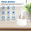 BTE Hearing Amplifier Rechargeable Digital Suitable for Moderate to Severe Hearing Loss(White) 2