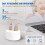 BTE Hearing Amplifier Rechargeable Digital Suitable for Moderate to Severe Hearing Loss(White) 4