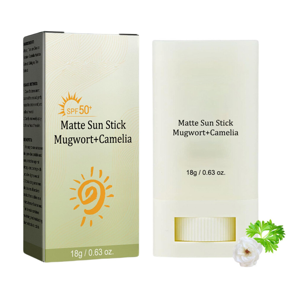 Sunscreen Stick SPF50 Matte Finish Broad Spectrum Travel Size NonGreasy Face Protection