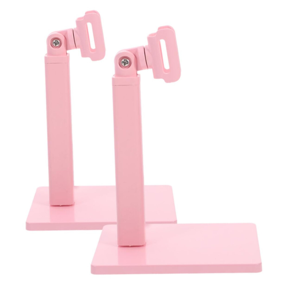 Gel Nail Lamp Stand 2pcs with 360 Rotation and Adjustable Telescoping Height for Manicure
