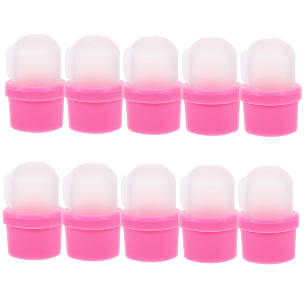 20PCS Reusable Nail Soaker Caps for Gel Polish Removal and Wearable Remover Clips for Manicure