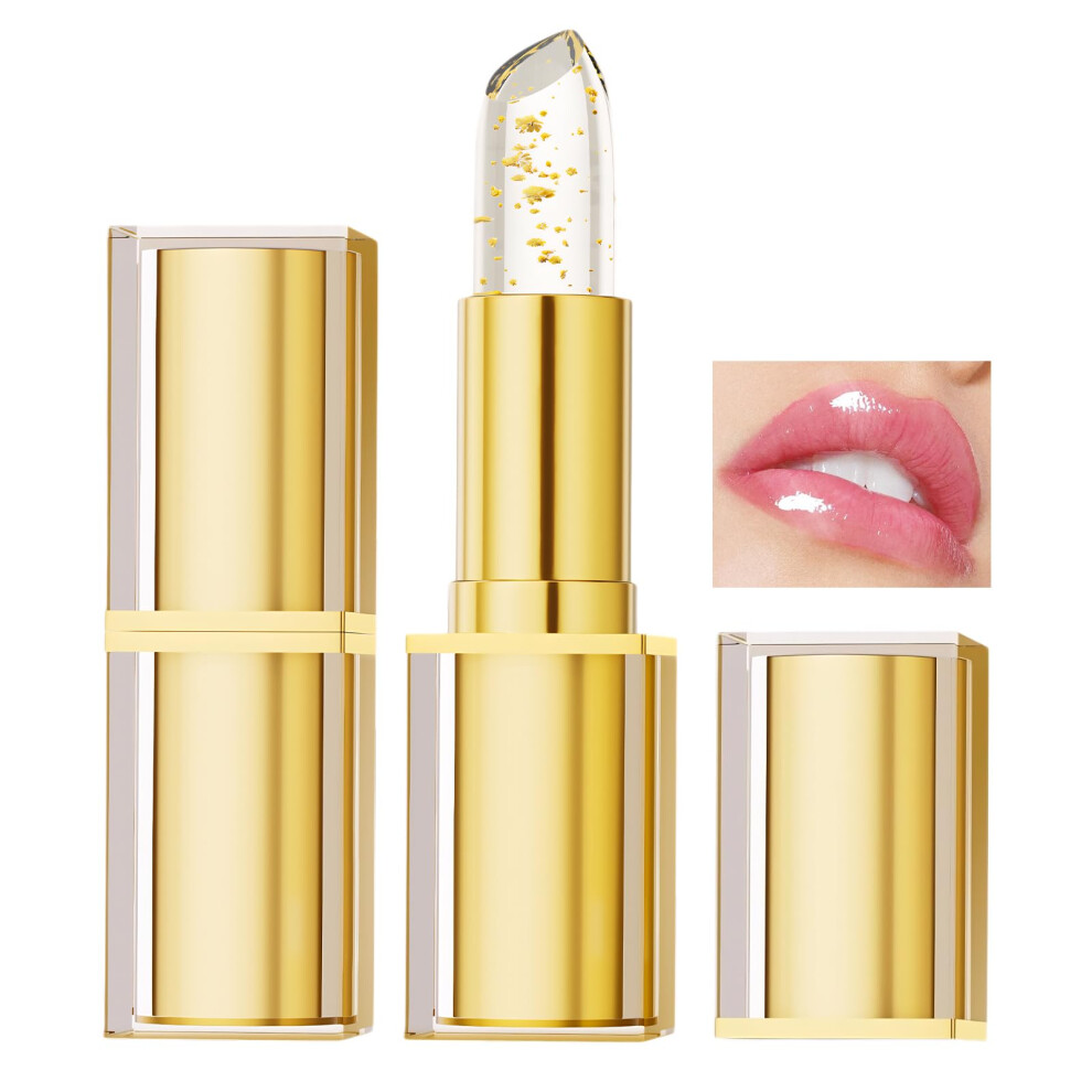 Color Changing Lipstick with pH Reactive Color Change, Long Lasting Hydrating Lip Glow for Women