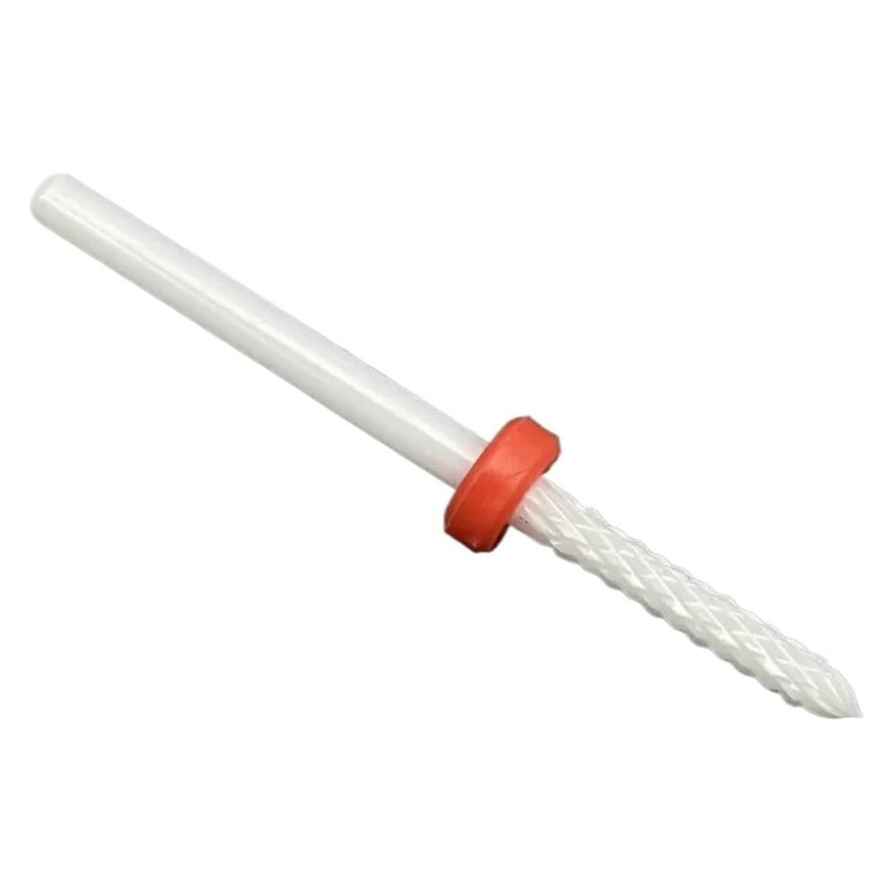Ceramic Nail Drill Bit 3/32 Inch for Gel Removal and Acrylic Nails, Durable Low Vibration Head