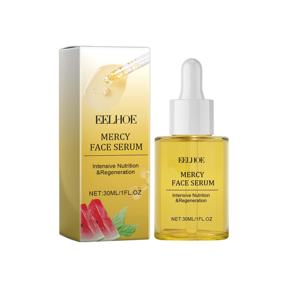Hydrating Face Serum with Hyaluronic Acid and Watermelon Extract, Deep Moisture, 30ml