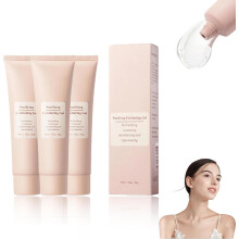 Exfoliating Face Wash Set with Gentle Aloe Vera Enzyme Scrub, Deep Hydration for Sensitive Skin, 3pcs