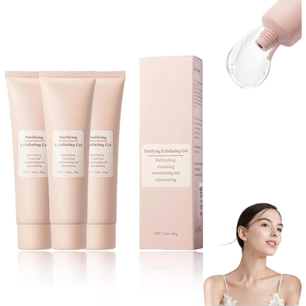Exfoliating Face Wash Set with Gentle Aloe Vera Enzyme Scrub, Deep Hydration for Sensitive Skin, 3pcs
