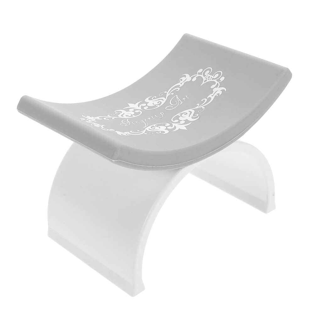 Silicone Nail Arm Rest Ergonomic UShaped Manicure Hand Pillow with Removable Washable Cover