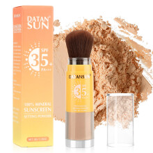 Mineral Sunscreen Powder SPF35 Broad Spectrum Oil Control Matte Finish for Face 04Medium