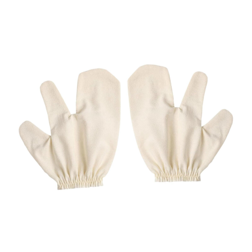 Silk Bath Exfoliating Gloves DoubleSided Shower Body Scrubber Glove for Gentle Skin Care
